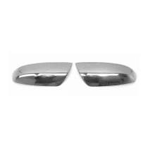 2011-2015 Kia Sorento Side Mirror Cover Caps Stainless Steel Silver 2 Pcs