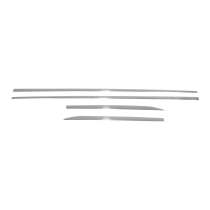 2017-2025 Ford Escape Side Door Molding Trim Skirt Garnish Stainless Steel Silver 4 Pcs