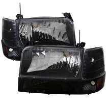 1992-1996 Ford F-20150/250/F350/Bronco Factory Headlights Bumper&Corner Lights