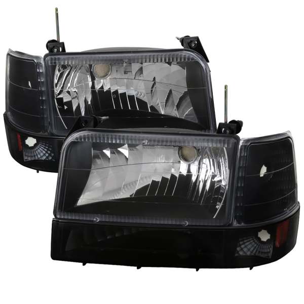 1992-1996 Ford F-20150/250/F350/Bronco Factory Headlights Bumper&Corner Lights