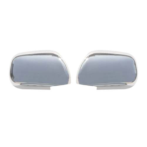 2003-2009 Lexus GX 470 Side Mirror Cover Caps Stainless Steel Silver 2 Pcs