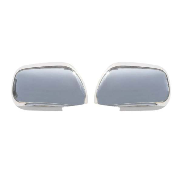 2003-2009 Lexus GX 470 Side Mirror Cover Caps Stainless Steel Silver 2 Pcs