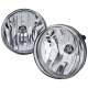 2007-2014 GMC Sierra 1500 2500HD/3500HD H8 Fog Lights Kit Chrome/Clear Lens