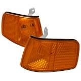 1990-1991 Honda CRX Corner Lights Chrome Housing/Amber Lens