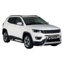2017-2025 Jeep Compass Running Boards Side Steps Black
