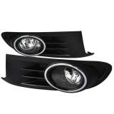 2010-2014 VW Jetta/Golf Mk6 TDI/TSI 12V/55W 9006 Fog Lights Kit Chrome/Clear