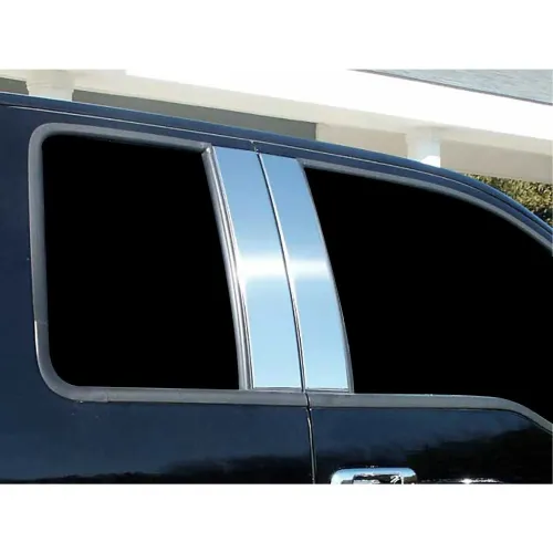 2004-2014 Ford F-150 Stainless Steel Pillar Trim 4 Pcs