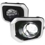 2016-2022 Toyota Tacoma SMD LED Projector Fog Lights Kit Chrome/Clear Lens