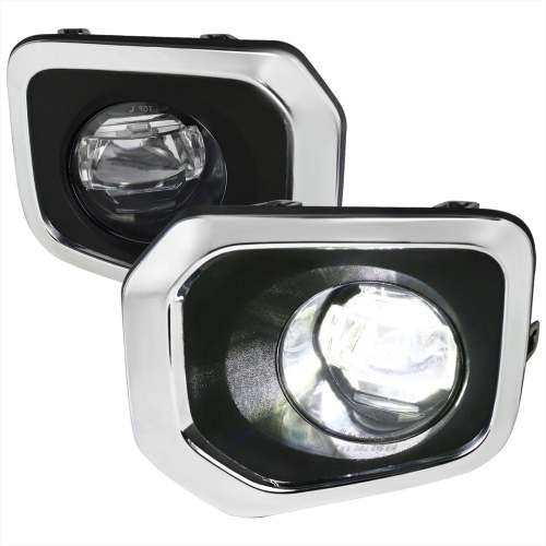 2016-2022 Toyota Tacoma SMD LED Projector Fog Lights Kit Chrome/Clear Lens