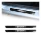2011-2014 Chevrolet Cruze Sedan Door Sill Scuff Plate Illuminated Carbon Fiber Black 2Pcs