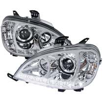1998-2001 Mercedes Benz W163 ML Class Projector Headlights LED Light