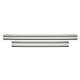 2014-2019 Chevrolet Silverado Crew Cab 1500/2500/3500 Crew Cab Side Door Molding Trim Stainless Steel Silver 4x