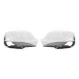 2005-2010 Jeep Grand Cherokee Side Mirror Cover Caps Chrome Silver 2 Pcs