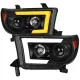 2007-2013 Toyota Tundra/ 08-2017 Sequoia LED C-Bar Headlights Signal Black