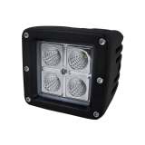 Universal Off Road 6000k Flood Beam 16W 4-LED Cube Fog Light Mounting Bracket