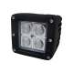 Universal Off Road 6000k Flood Beam 16W 4-LED Cube Fog Light Mounting Bracket