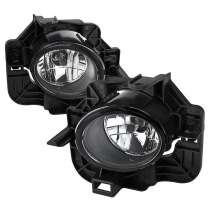 2007-2009 Nissan Altima Sedan H11 Fog Lights Kit Chrome Housing/Clear Lens