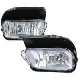2002-2007 Chevy Silverado/Avalanche H10 Fog Lights Wiring Kit Chrome/Clear