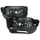 2009-2012 Dodge RAM 1500/ 2010-2018 RAM 2500/3500 H10 Fog Lights Chrome/Smoke