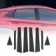 2018-2023 Hyundai Kona Window B Pillar Posts Door Trim Cover Stainless Steel & Foiled