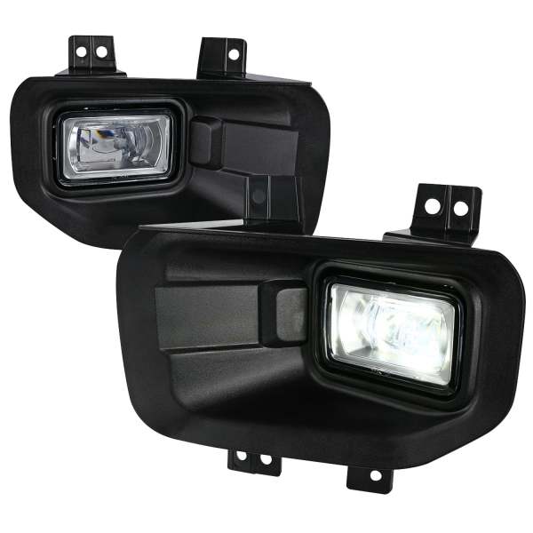 2015-2017 Ford F-20150 6500K SMD LED Fog Lights Chrome Housing/Clear Lens