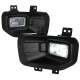 2015-2017 Ford F-20150 6500K SMD LED Fog Lights Chrome Housing/Clear Lens