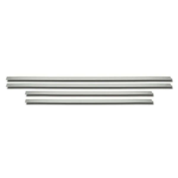 2009-2014 Ford F-150 Crew Cab Side Door Molding Trim Stainless Steel