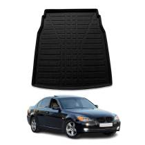 2004-2010 BMW 5 Series E60 M5 Sedan Cargo Liner Trunk Mat All Weather Black