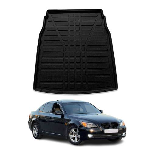 2004-2010 BMW 5 Series E60 M5 Sedan Cargo Liner Trunk Mat All Weather Black