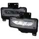 2016-2018 GMC Sierra 1500 6500K LED Fog Lights Kit Chrome Housing/Smoke Lens