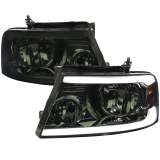 2004-2008 Ford F-20150/ 06-2008 Lincoln Mark LT LED Bar Factory Headlights Chrome