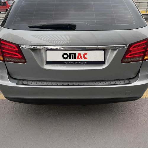2011-2013 Mercedes E Class S212 Wagon Rear Bumper Guard Stainless Steel Dark