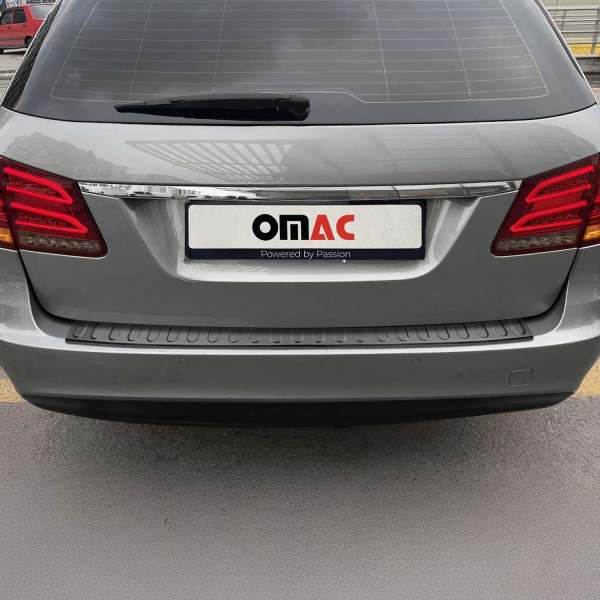 2011-2013 Mercedes E Class S212 Wagon Rear Bumper Guard Stainless Steel Dark