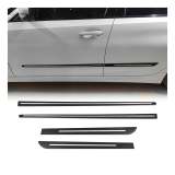 Chevrolet Side Door Molding Trim Skirt Garnish Stainless Steel Silver 4Pcs