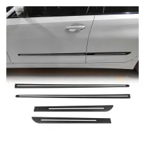 Chevrolet Side Door Molding Trim Skirt Garnish Stainless Steel Silver 4Pcs