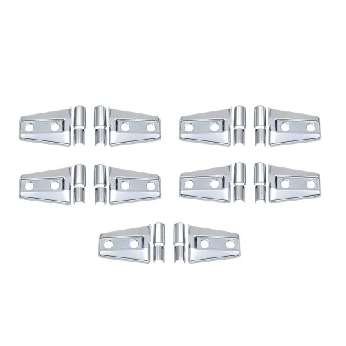 2007-2018 Jeep Wrangler Door Hinge Cover 10Pcs ABS Chrome Set