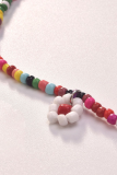 Street Cute Patchwork Bead tube Necklaces