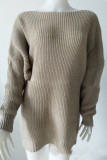 Casual Street Solid Solid Color O Neck Tops