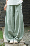 Casual Solid Patchwork Harlan Mid Waist Harlan Solid Color Bottoms