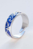 Fashion Print Patchwork Rings