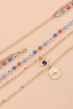 Fashion Street Patchwork Bead tube Necklaces