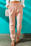 Casual Solid Patchwork Harlan High Waist Harlan Solid Color Bottoms