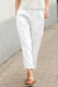 Casual Solid Patchwork Harlan Mid Waist Harlan Solid Color Bottoms