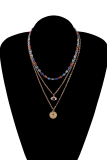 Fashion Street Patchwork Bead tube Necklaces