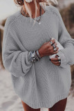 Casual Street Solid Solid Color O Neck Tops
