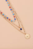 Fashion Street Patchwork Bead tube Necklaces