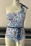 Sexy Print Patchwork Swimwears