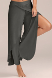 Casual Solid Harlan High Waist Harlan Solid Color Bottoms