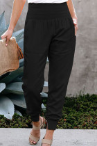 Casual Solid Patchwork High Waist Pencil Solid Color Bottoms
