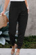 Casual Solid Patchwork High Waist Pencil Solid Color Bottoms